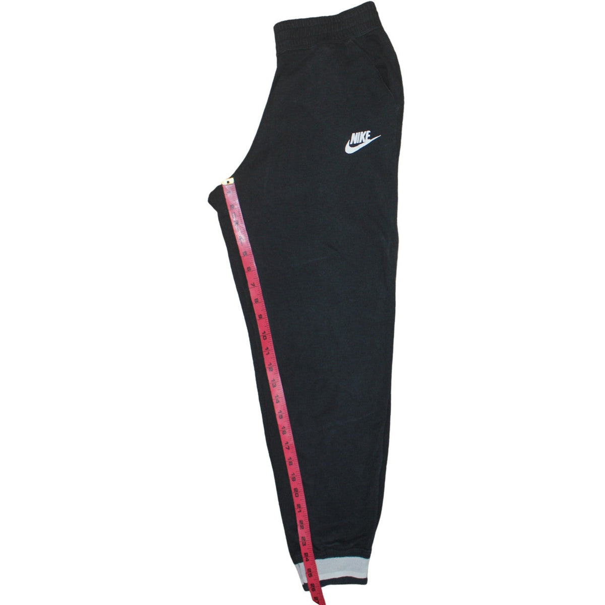 Nike Men's Black Regular Fit Tapered Sweatpants S