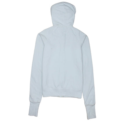 Womens UK Size 10 Nike White Full Zip Hoodie