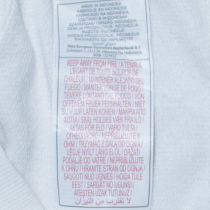 Womens UK Size 10 Nike White Full Zip Hoodie