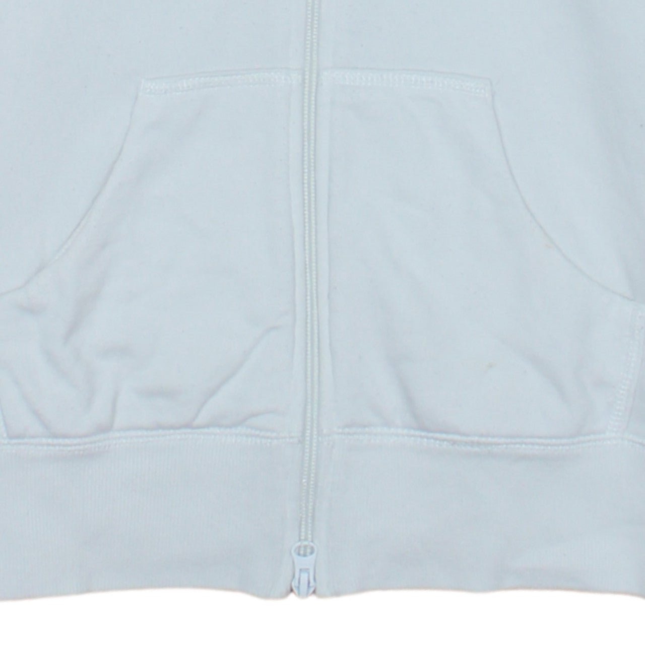 Womens UK Size 10 Nike White Full Zip Hoodie