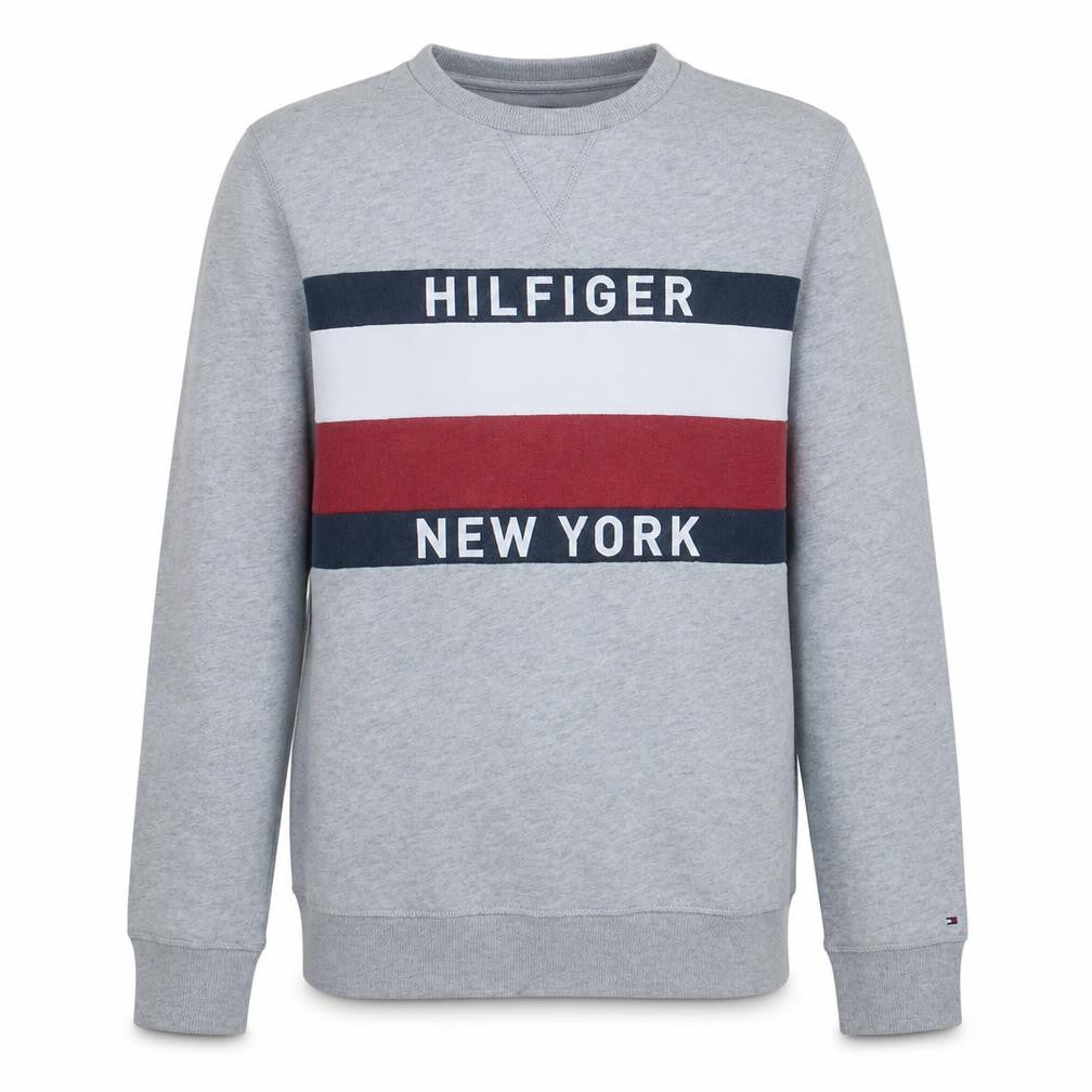 Mens UK Size M Tommy Hilfiger Grey Pullover Sweatshirt