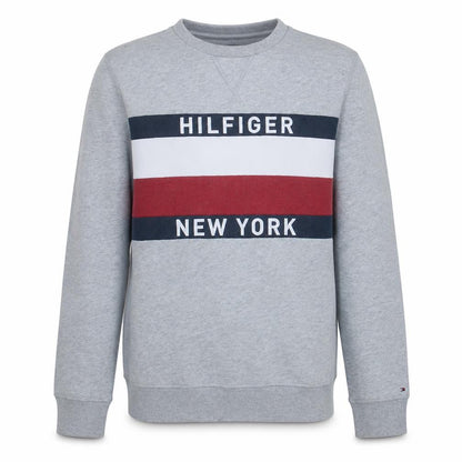 Mens UK Size M Tommy Hilfiger Grey Pullover Sweatshirt