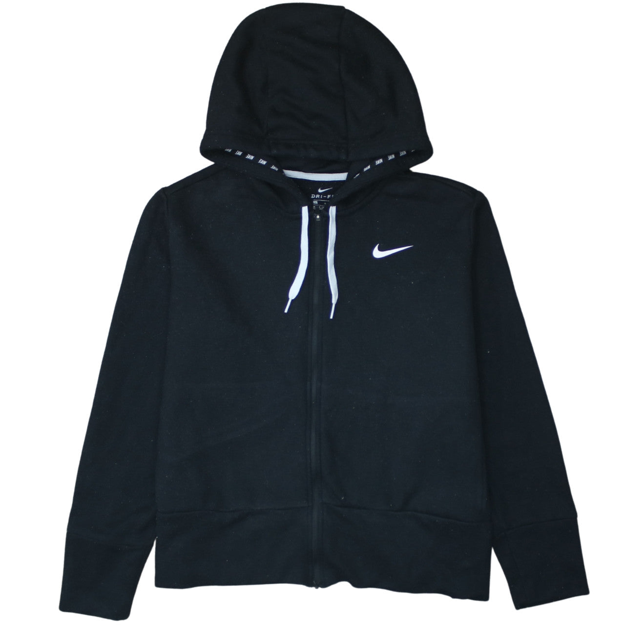 Mens UK Size L Nike Black Full Zip Hoodie