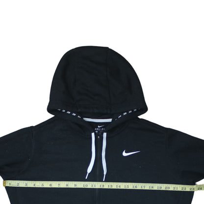 Mens UK Size L Nike Black Full Zip Hoodie