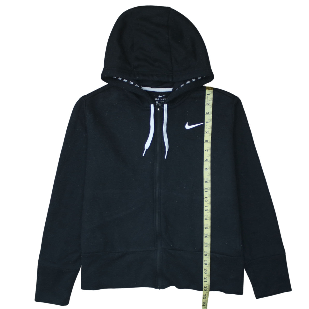 Mens UK Size L Nike Black Full Zip Hoodie