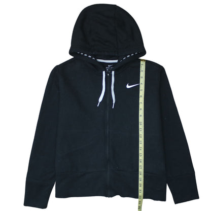 Mens UK Size L Nike Black Full Zip Hoodie
