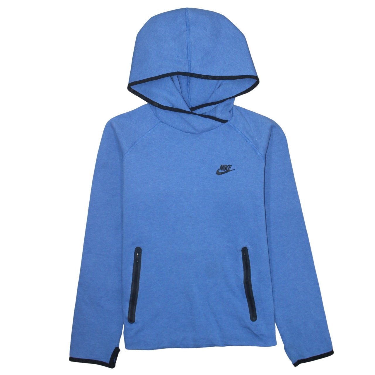 Mens UK Size L Nike Blue Pullover Hoodie