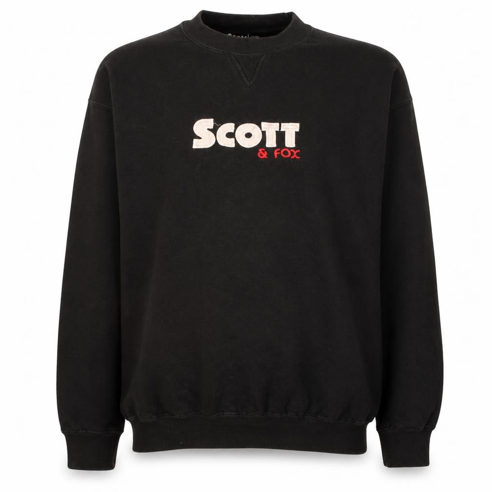 Scott & Fox Boys Black Crew Neck Pullover Sweatshirt Size 16 Years