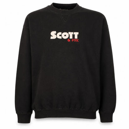 Scott & Fox Boys Black Crew Neck Pullover Sweatshirt Size 16 Years
