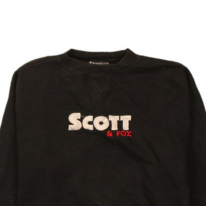 Scott & Fox Boys Black Crew Neck Pullover Sweatshirt Size 16 Years