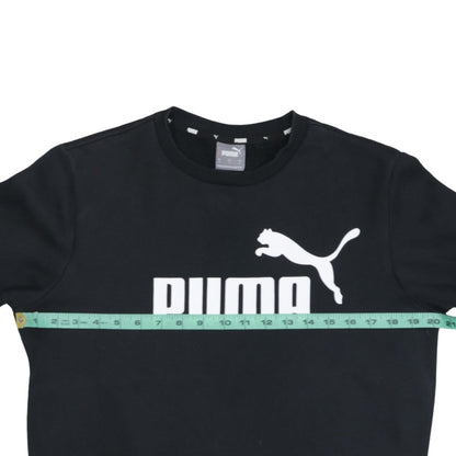 Mens UK Size S PUMA Black Pullover Sweatshirt