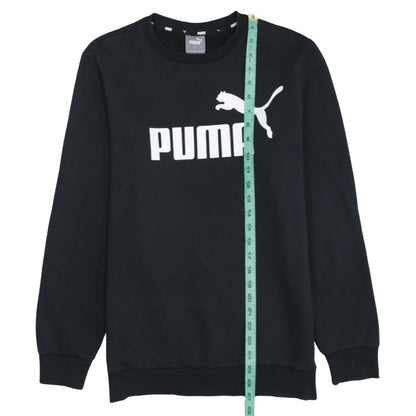 Mens UK Size S PUMA Black Pullover Sweatshirt