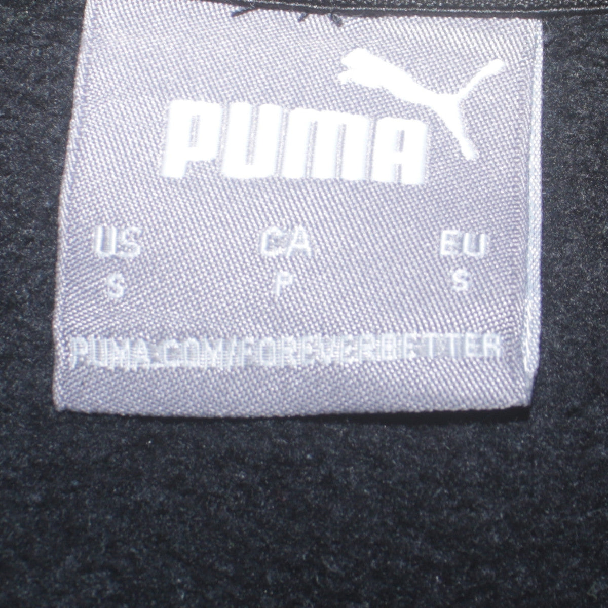 Mens UK Size S PUMA Black Pullover Sweatshirt
