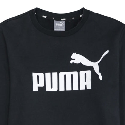 Mens UK Size S PUMA Black Pullover Sweatshirt