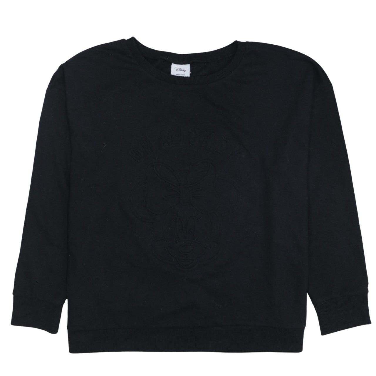 Womens UK Size 20 Disney Black Pullover Sweatshirt