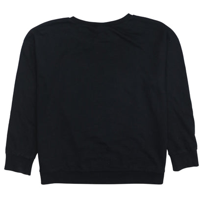 Womens UK Size 20 Disney Black Pullover Sweatshirt