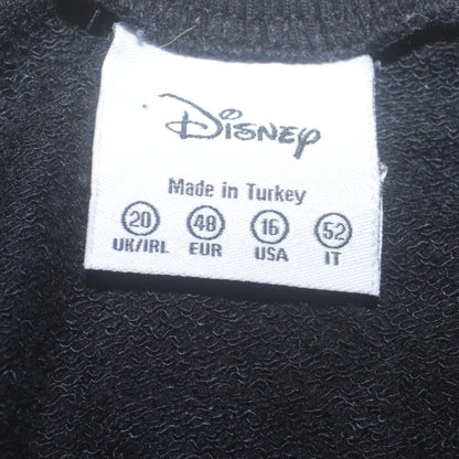 Womens UK Size 20 Disney Black Pullover Sweatshirt