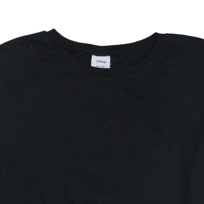 Womens UK Size 20 Disney Black Pullover Sweatshirt