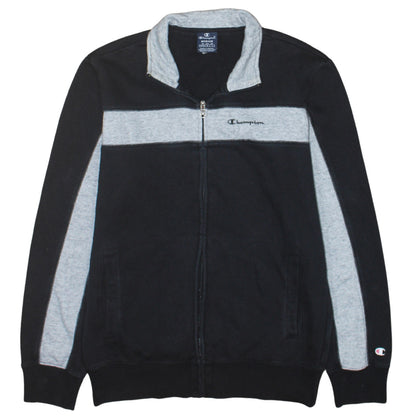 Mens UK Size M Champion Black Full Zip Sweatshirt