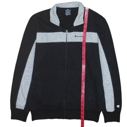 Mens UK Size M Champion Black Full Zip Sweatshirt
