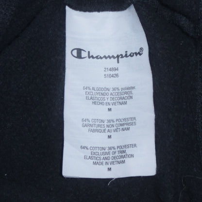 Mens UK Size M Champion Black Full Zip Sweatshirt