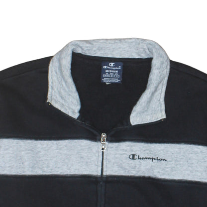 Mens UK Size M Champion Black Full Zip Sweatshirt