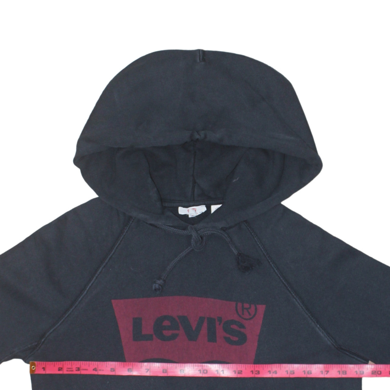 Mens UK Size XS Levi's Black Pullover Hoodie