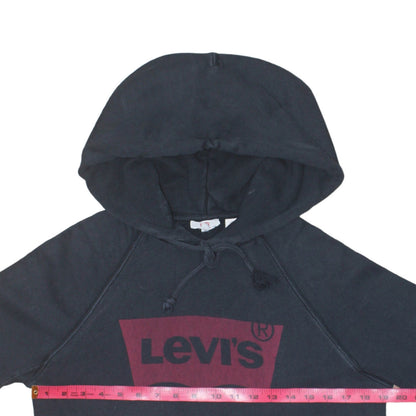 Mens UK Size XS Levi's Black Pullover Hoodie