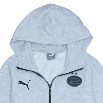 Mens UK Size M PUMA Grey Pullover Hoodie