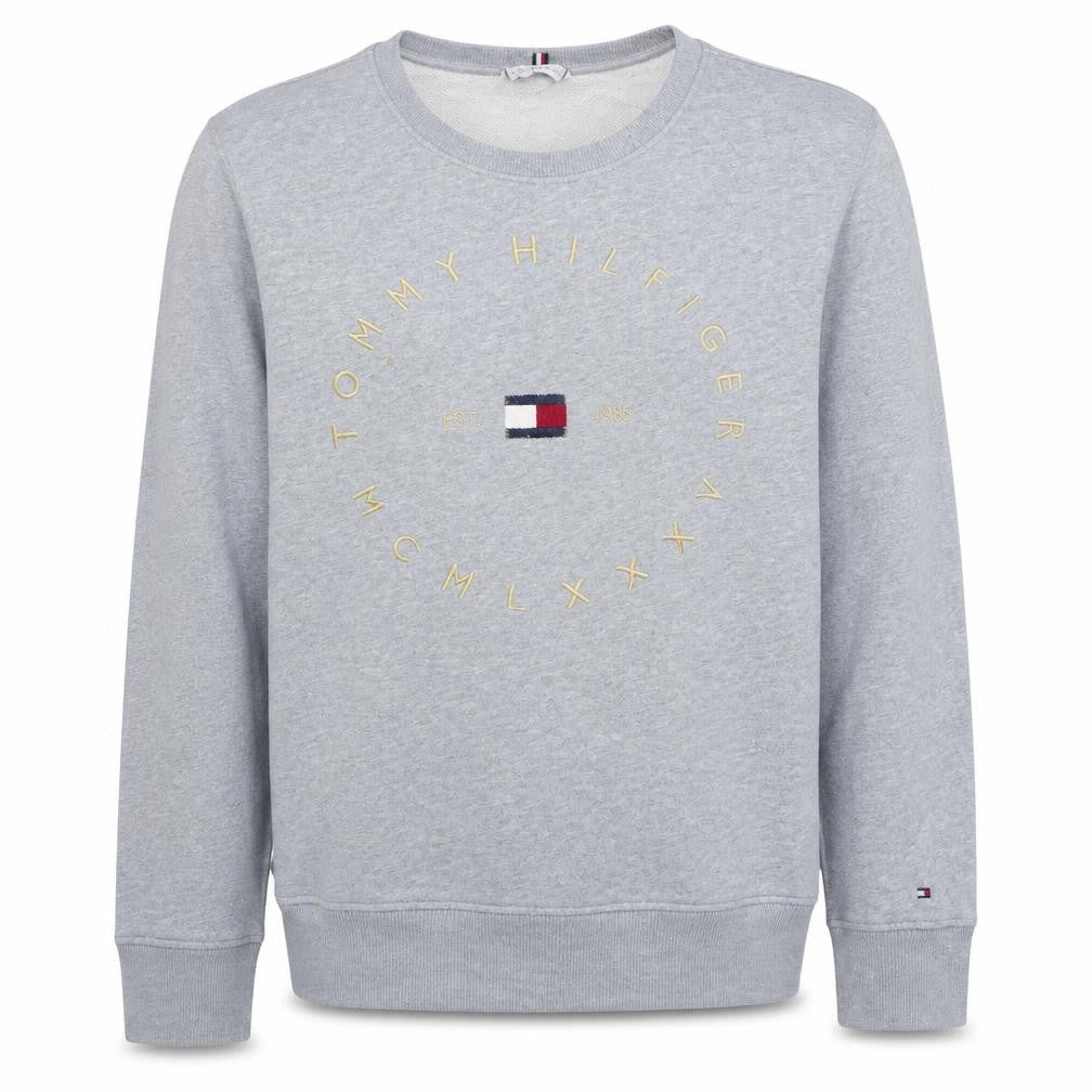 Mens UK Size 2XL Tommy Hilfiger Grey Pullover Sweatshirt