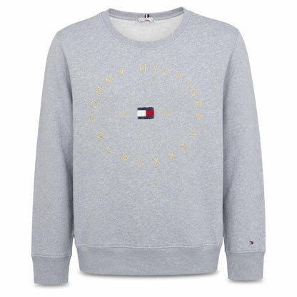 Mens UK Size 2XL Tommy Hilfiger Grey Pullover Sweatshirt