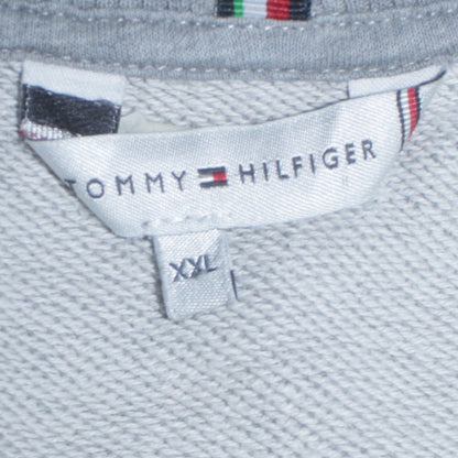Mens UK Size 2XL Tommy Hilfiger Grey Pullover Sweatshirt