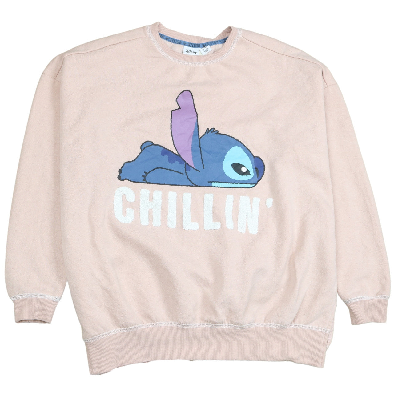 Womens UK Size 12 Disney Pink Pullover Sweatshirt