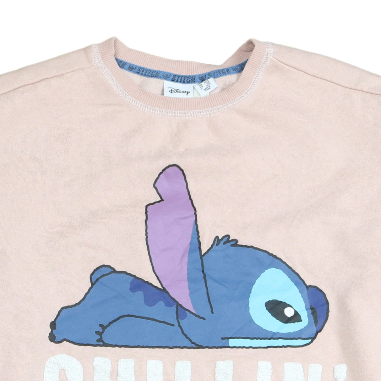 Womens UK Size 12 Disney Pink Pullover Sweatshirt