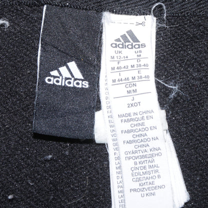 Womens UK Size M adidas Black Full Zip Hoodie