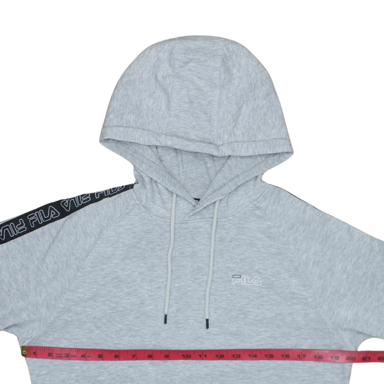 Womens UK Size XS FILA Grey Pullover Hoodie