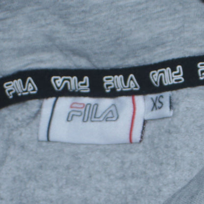 Womens UK Size XS FILA Grey Pullover Hoodie
