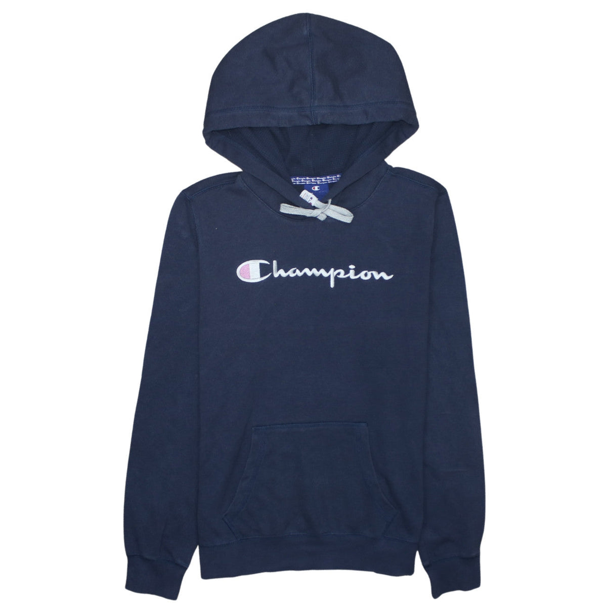 Womens UK Size M Champion Blue Pullover Hoodie