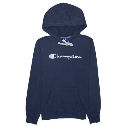Womens UK Size M Champion Blue Pullover Hoodie