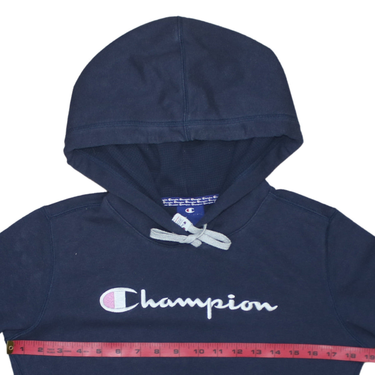 Womens UK Size M Champion Blue Pullover Hoodie