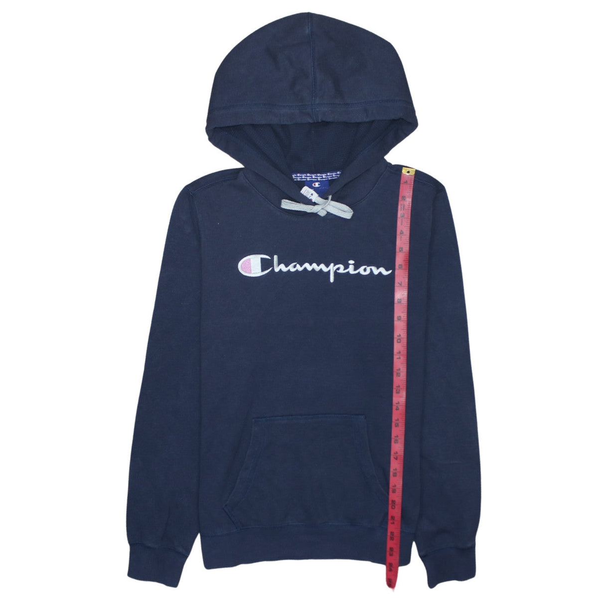 Womens UK Size M Champion Blue Pullover Hoodie