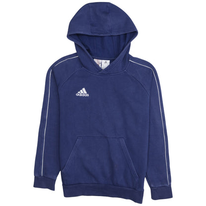 Boys UK Size 13-14 Years adidas Blue Pullover Hoodie