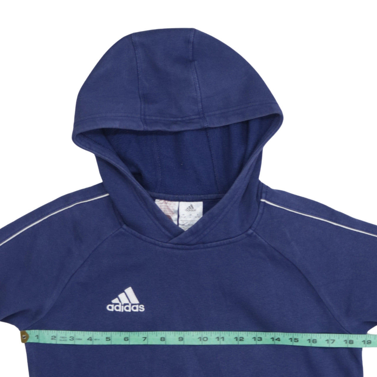 Boys UK Size 13-14 Years adidas Blue Pullover Hoodie