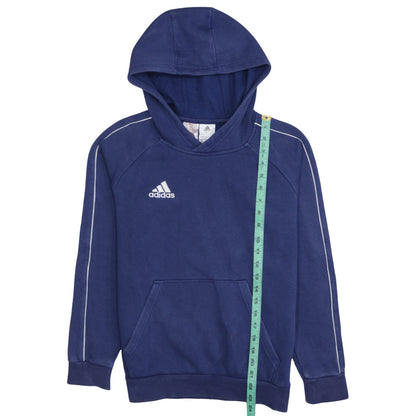 Boys UK Size 13-14 Years adidas Blue Pullover Hoodie