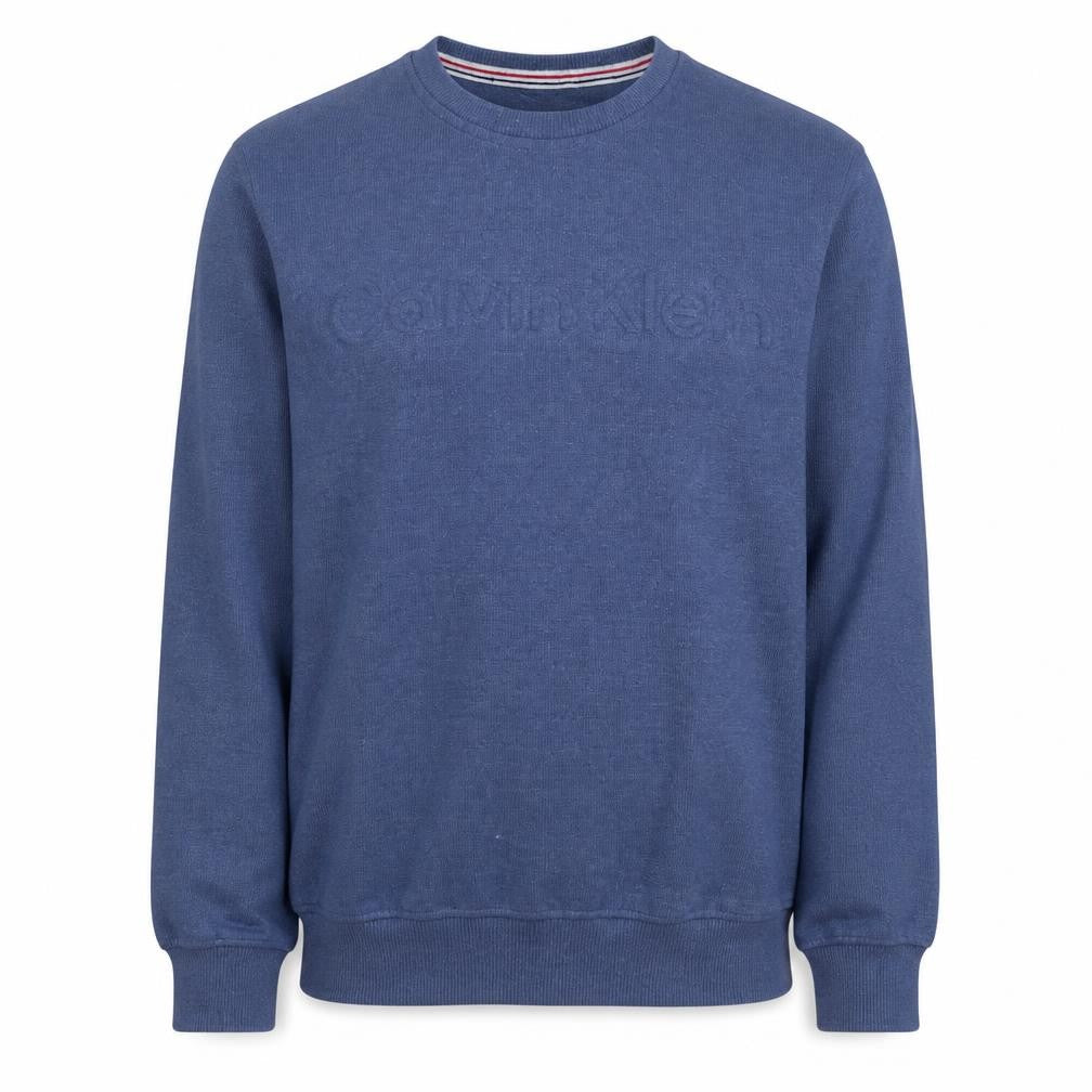 Mens UK Size M Calvin Klein Jeans Blue Pullover Sweatshirt