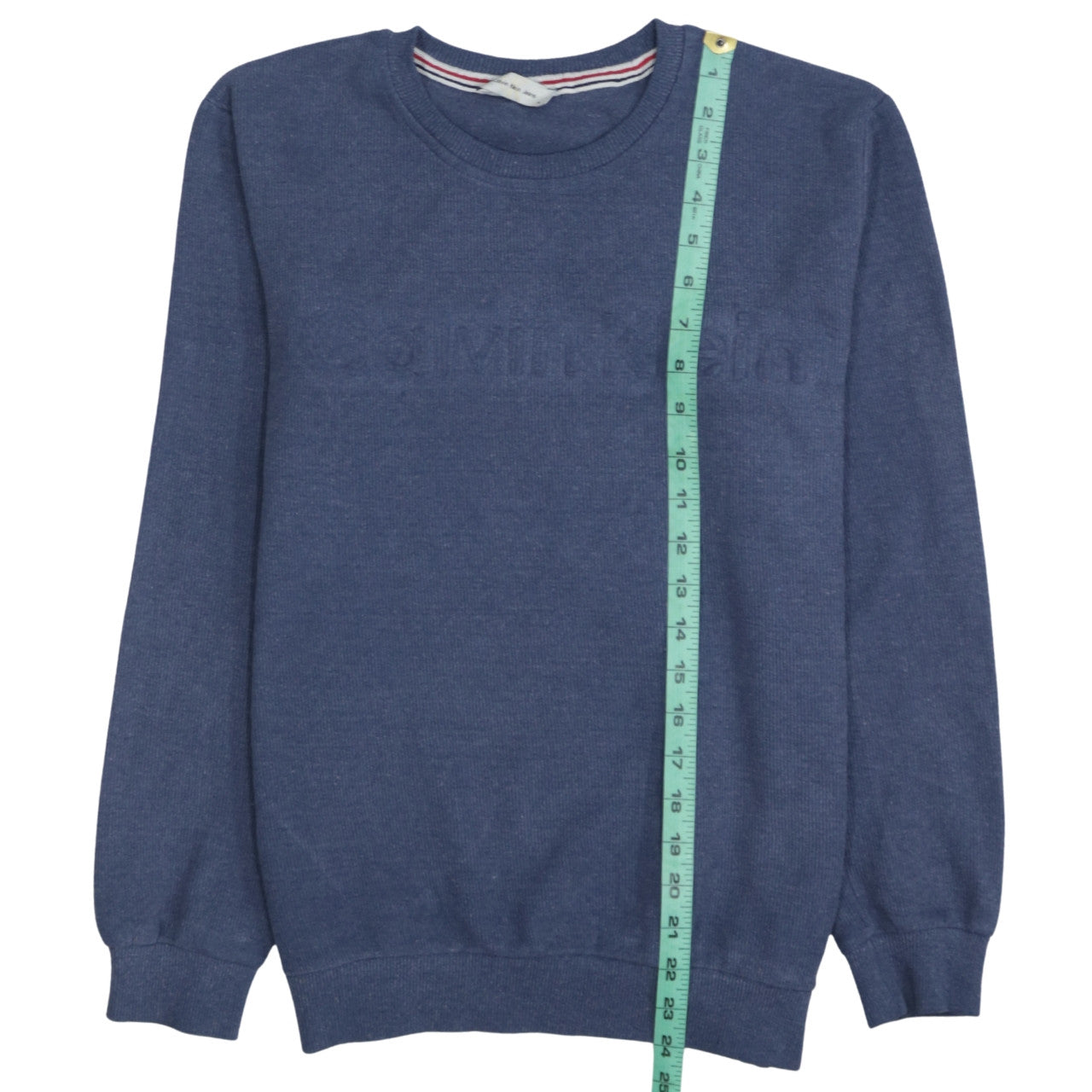 Mens UK Size M Calvin Klein Jeans Blue Pullover Sweatshirt