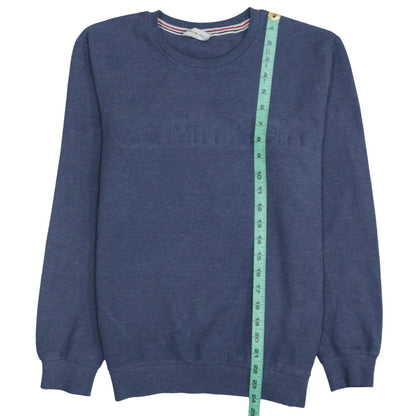 Mens UK Size M Calvin Klein Jeans Blue Pullover Sweatshirt
