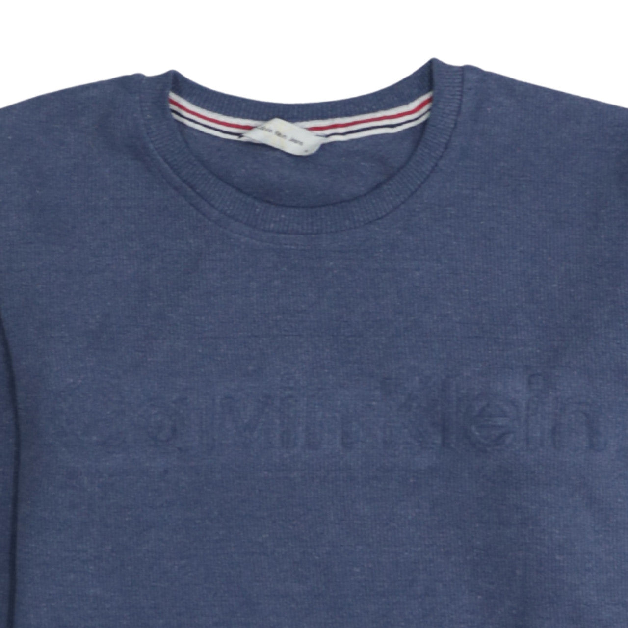 Mens UK Size M Calvin Klein Jeans Blue Pullover Sweatshirt