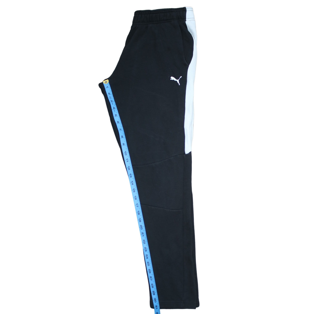 Mens UK Size M PUMA Regular Fit Jogger Black Trousers