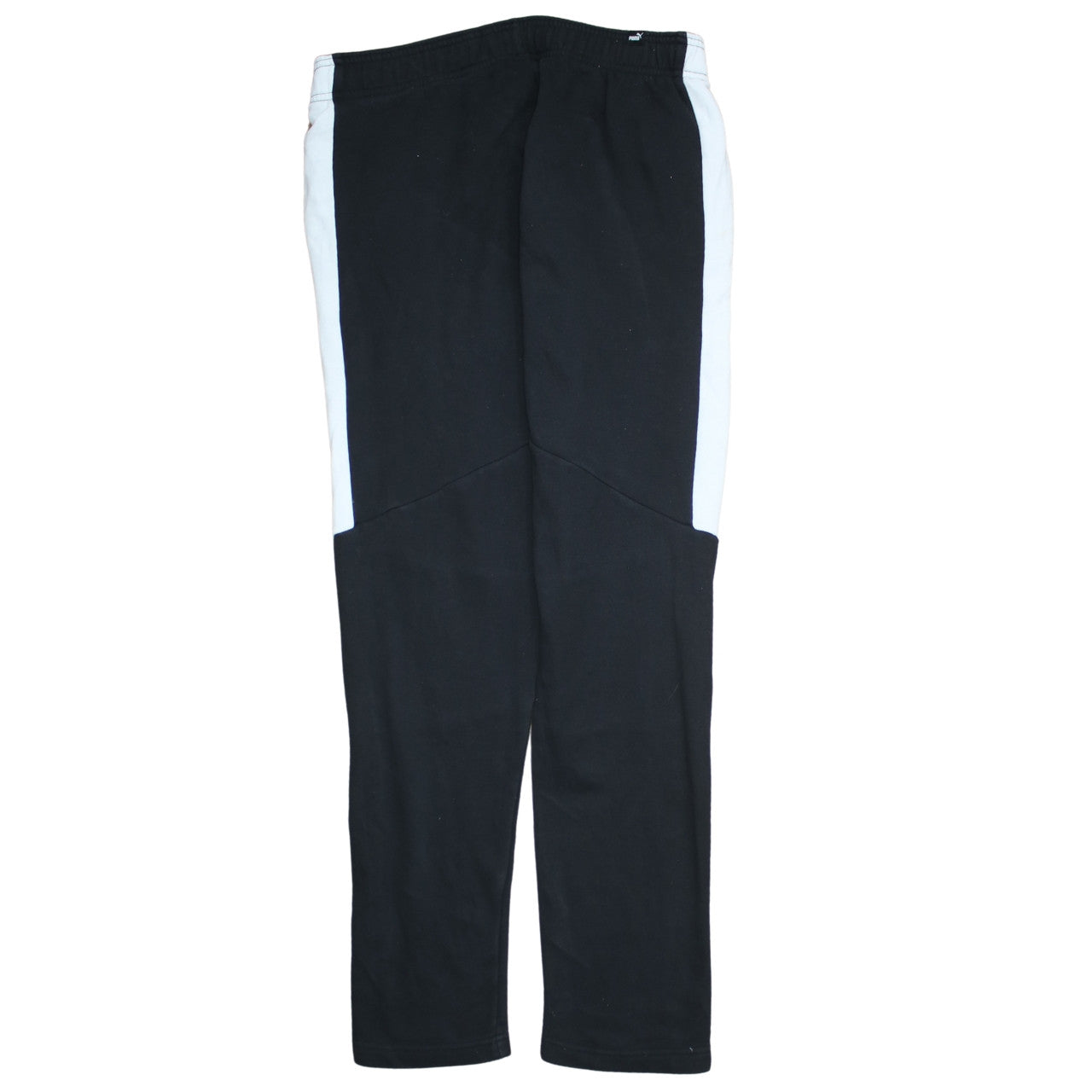Mens UK Size M PUMA Regular Fit Jogger Black Trousers